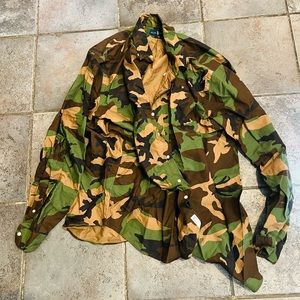 🔥Classic Army fatigue Ralph Lauren button up